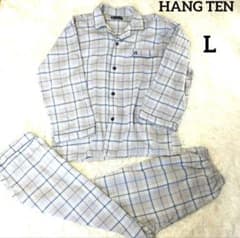 【セットアップ】HANGTEN ハンテン L パジャマ 長袖 グレーのサムネイル