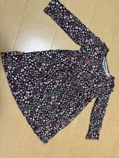 H&M キッズ 花柄 長袖ワンピース 98/104のサムネイル