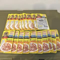 Thumbnail of チャオ　高齢猫用　鰹節　ほたて貝柱入り　19袋