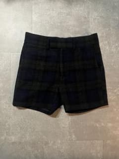 MR. GENTLEMAN ネイビー・グレー チェックショートパンツのサムネイル