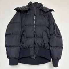 MONCLER AUTUN ダウンジャケット ボンバージャケット サイズ1 MONCLER（モンクレール） ダウンジャケット AUTUN ブラック レディース