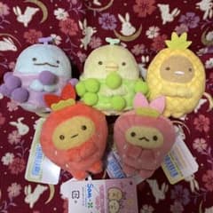 すみっコぐらし フルーツパーラー てのりぬいぐるみ 5種 タグ付き