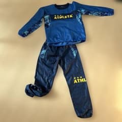 ATHLETA ピステ上下 青色　160のサムネイル