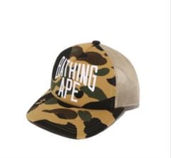 A BATHING APE キャップ カモフラージュ A BATHING APE カモフラ メッシュキャップ - メルカリ