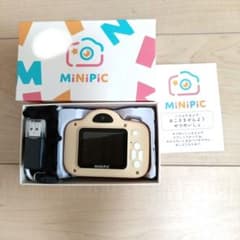 MiNiPiC キッズカメラ 本体 ベージュのサムネイル
