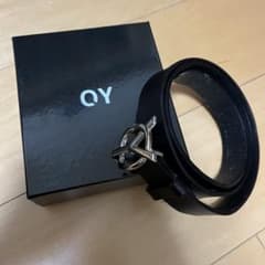 QY ブラックレザーベルトのサムネイル
