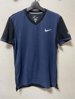 フェデラー選手 ATPツアーファイナル優勝着用モデル RFポロシャツM