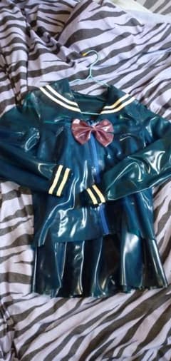 ラテックスラバー　セーラー服　上下　ショップLUZラズ　レディースMのサムネイル