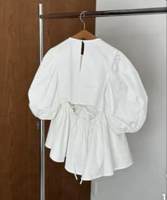 CLANE PUFF SLEEVE GATHER BLOUSE 1 - メルカリ