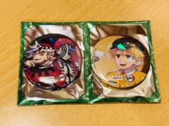 鬼滅の刃 ジョイフル コラボ 缶バッジ 我妻善逸 猗窩座 童磨のサムネイル