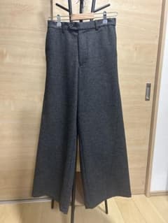 CLEL】ウールブレンド ヘリンボーンツイード3Dパンツ - メルカリ