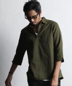 The DUFFER of ST.GEORGE 七分袖 プルオーバーシャツ Mのサムネイル