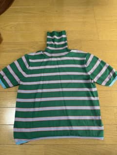 jouetie 高橋愛コラボ　ストライプ タートル半袖Tシャツ Mサイズ　個性派のサムネイル