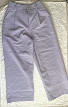 ※URBAN RESEARCH ROSSO 薄紫色 ワイドパンツ 36※のサムネイル