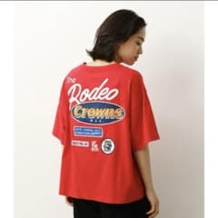 ロデオクラウンズワイドボウルOLMixabigVネックTシャツのサムネイル