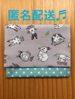 お手入れ楽々　移動ポケット　マスク入れ　もふもふうさちゃんのサムネイル