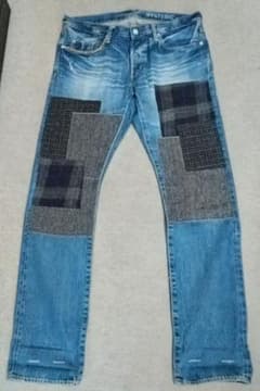 HYSTERIC GLAMOUR ウールパッチワークデニムパンツ W34 L33 HYSTERIC GLAMOUR ウールパッチワークデニムパンツ W34 L33 - メルカリ