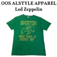 00s ALSTYLE レッドツェッペリンビッグプリントTシャツ グリーン 緑 00s ALSTYLE レッドツェッペリンビッグプリントTシャツ グリーン 緑