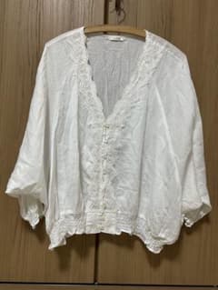 simplicité レースブラウス ホワイト
