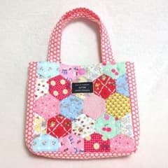 パッチワーク トートバッグ ハンドメイド - メルカリ