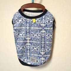 【RADICA】 接触冷感 ペイズリー柄 おしゃれ 犬服 タンクトップ Mサイズのサムネイル