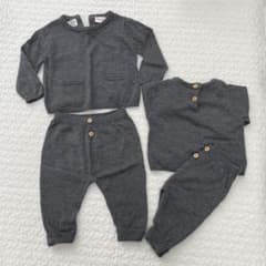 ゆう様専用　ZARA baby ニットセットアップ　0〜1/1-3ヶ月のサムネイル