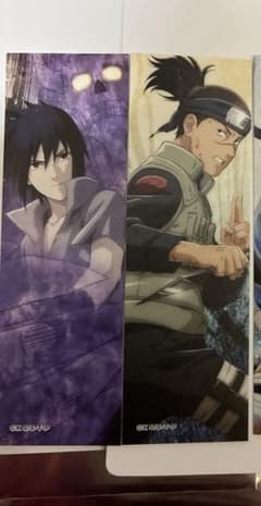 NARUTO 카라포스 미니 스티커 2종 우미노 돌고래 우치하 사스케