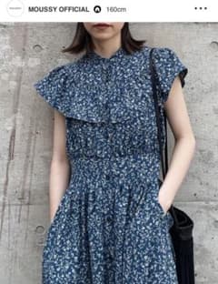 moussyマウジー✳︎WAIST TUCK RUFFLE ドレスのサムネイル