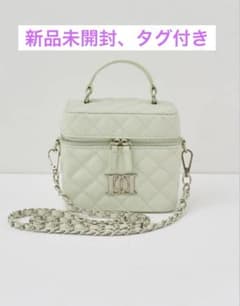 Darich キルティングスクエアミニバッグ シルバーパーツ ミント MNT
