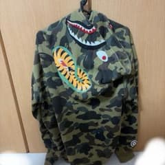 A BATHING APE シャークパーカー カモフラのサムネイル