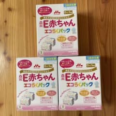 森永 E赤ちゃん エコらくパック　400gx2袋x3箱のサムネイル