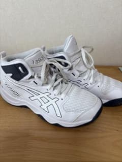 【美品】バスケシューズasics DUNK SHOT 23.0cm バッシュのサムネイル