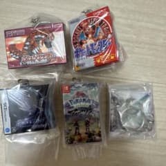 ポケモン パッケージ&カートリッジ キーホルダーコレクション アルセウス 5個のサムネイル