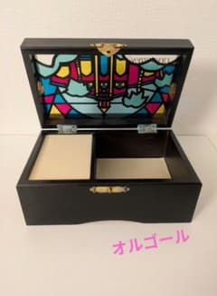 希少!!】オルゴール ステンドグラス 木製 長崎 ジュエリーボックス