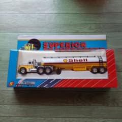 shell シェル　タンクローリートレーラー　ミニチュア SUPER 10R☆Transporter シェル タンクローリー トレーラー☆ - メルカリ