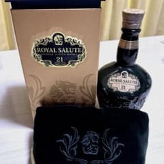  SALUTE 21年 ブレンデッドスコッチウイスキー　空瓶箱付き ROYAL SALUTE 21年 ブレンデッドスコッチウイスキー 空ビン 箱付き