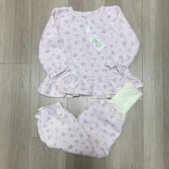 【新品未使用】 長袖　キルト　パジャマ　90 女の子