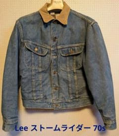 【70s USA製 】Leeストームライダー Lee ストームライダー 40reg相当 USA製 70s 横縞 大きめ - メルカリ