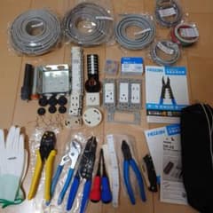 【全部入り】HOZAN 電気工事士2種 工具、器具、電線セットのサムネイル
