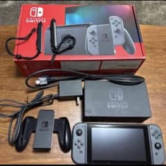 Nintendo Switch 本体 グレー 付属品完備 - メルカリ