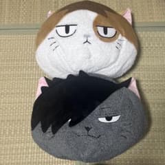 ハイキュー 孤爪研磨 黒尾鉄朗 クッション ぬいぐるみ