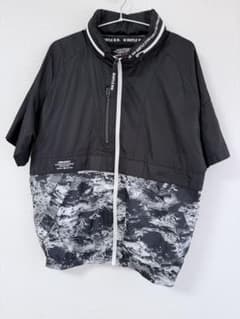 BURTLE バートル 空調服 半袖ジャケット XL ブラック カモフラ柄のサムネイル