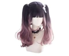 コスプレウィッグ ロリータ風ツインテールとネット4個のサムネイル