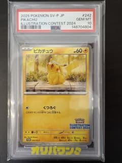 PSA10 ピカチュウ イラストコンテスト 2024 プロモ - メルカリ