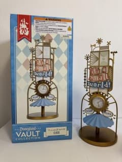 日本未発売 USストア ディズニー スモールワールド70周年 置き時計 日本未発売 USストア ディズニー スモールワールド70周年 置き時計