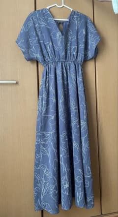 GRLフレアスリーブ花柄カシュクールワンピースのサムネイル