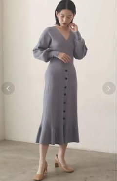 ラグナムーン　カシュクール2WAYニットワンピースのサムネイル