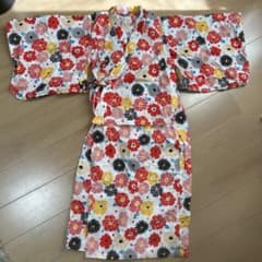 花柄 セパレート浴衣 110cmのサムネイル