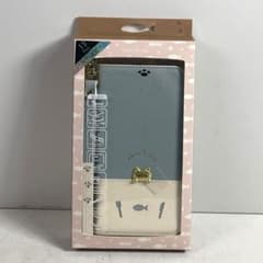 iPhone 13 Pro 스마트폰 케이스 수첩형 고양이 물고기 귀여운 하늘색 29