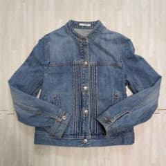 Spick and Span デニムノーカラージャケット SPICK and SPAN デニムジャケット ノーカラー 36 - メルカリ